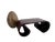 Small Vintage Chinese Scroll Style Brown Rosewood Display Stand For Sale - Image 4 of 6