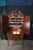1980s American Drew Queen Anne Style Cherry Highboy Dry Bar Liquor Display Cabinet For Sale - Image 12 of 16