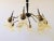 1950s Atomic Age Design Brass and Glass Chandelier, 1950s For Sale - Image 5 of 16