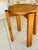 Vintage Fir Wood Stool with Fins, 1970s For Sale - Image 9 of 18