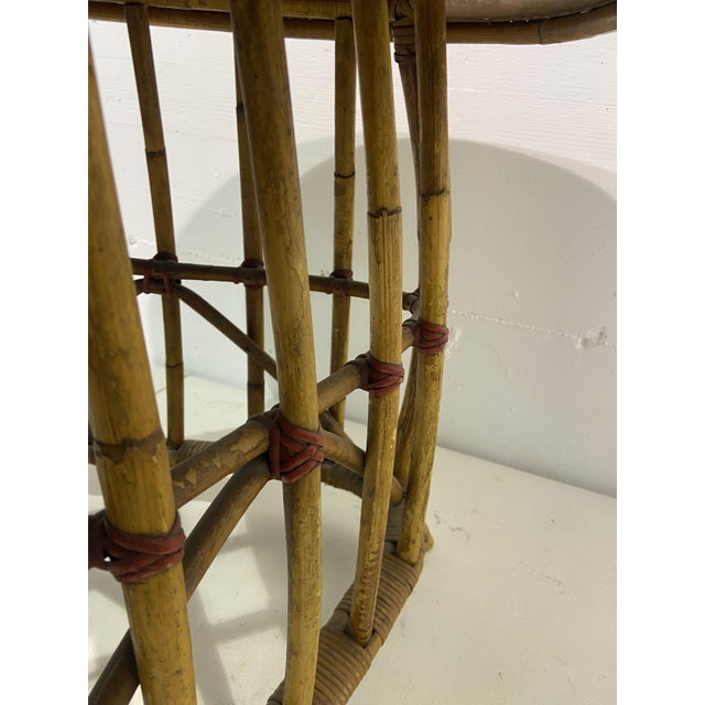 Bamboo Coffee Table, 1956 For Sale - Image 4 of 12