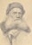 Albert Goltjakov, Man with a Winter Hat, 1953, Pencil on Paper For Sale - Image 6 of 6