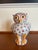 A charming handcrafted Italian bedside water service by Vietri, featuring a whimsical owl design with a removable tumbler...