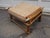 Vintage 1960s ottoman in the style of Ficks Reed's Far Horizons line of furniture. Constructed of bamboo and rattan with...