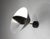 Mid-Century Modern Black Saturn Wall Lamp from Serge Mouille For Sale - Image 3 of 11