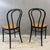 Bentwood Chairs with Vienna Straw Seat by Thonet for Herbatschek, Poland, 1960s, Set of 2 For Sale - Image 4 of 7