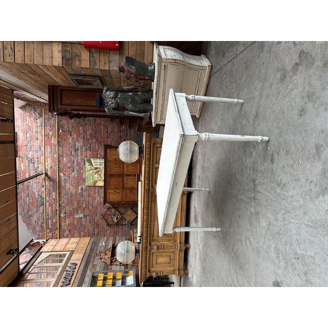 Vintage Distressed Desk Table For Sale - Image 3 of 6
