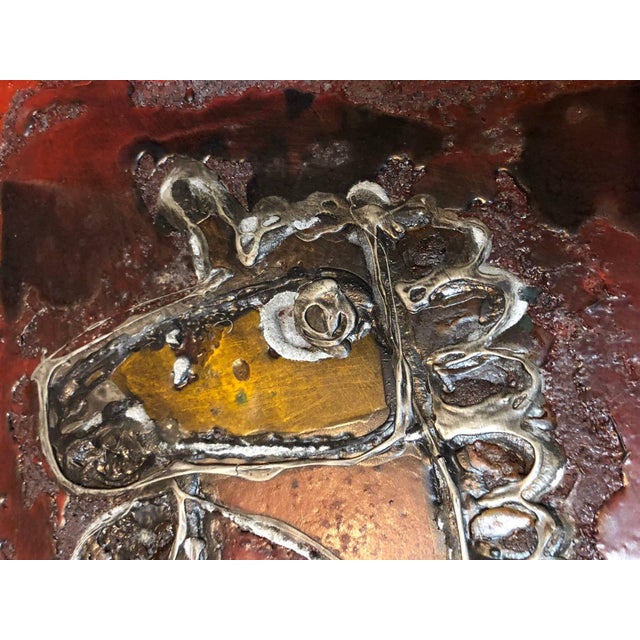 Mid 20th Century Alexander Raymond Katz, Mixed Media Sculptural Painting "Unicorn" Chicago Jewish Modernist For Sale - Image 5 of 7