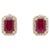 Gemstone details Gold Purity: 18K Solid Gold (stamped) Diamond: 0.30 cts Ruby: 1.96 cts Cut: oval cut 18K yellow gold...