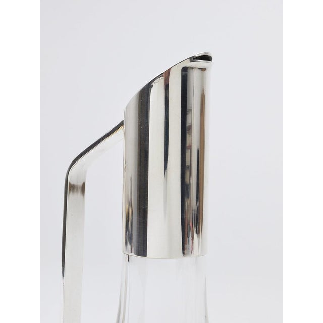 1980s Silver & Crystal Riedel Mesa Carafe, Italy, 1980s For Sale - Image 5 of 18