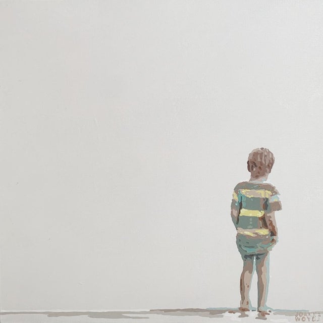 Joanna Woyda, The Beach: A Step, 2024, Acrylic on Canvas For Sale - Image 6 of 6