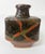 Kanjiro Kawai (1890-1966) Mingei Bottle Vase Tenmoku Ash Glaze With Red and Green Highlights For Sale - Image 4 of 9