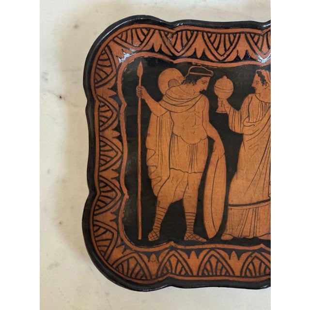 Ceramic Late 19th Century Greek Ceramic Attic Ware Set- 2 Pieces For Sale - Image 7 of 9