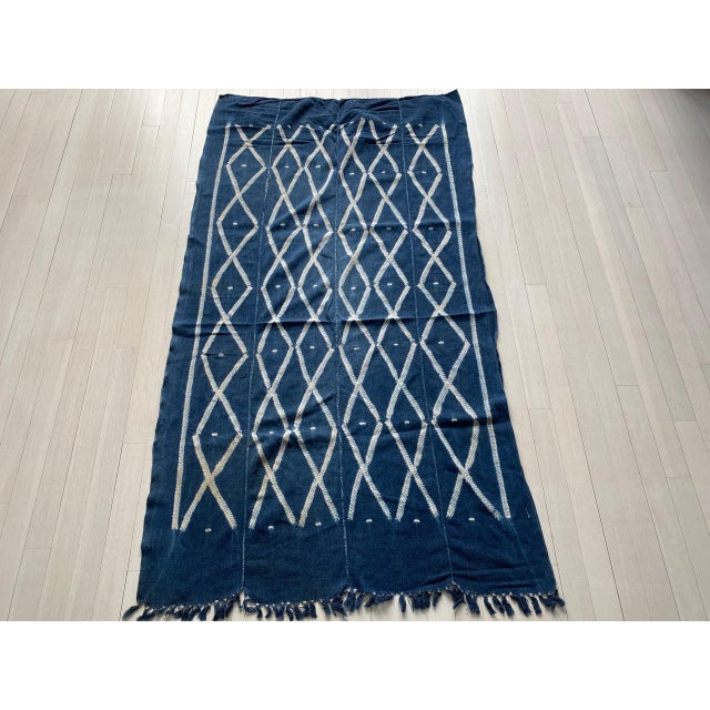 Andrianna Shamaris Antique Indigo Mali Textile For Sale - Image 16 of 18