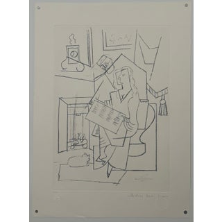Pablo Picasso Estate Hand Signed Lithograph "Femme dans un fauteuil " For Sale