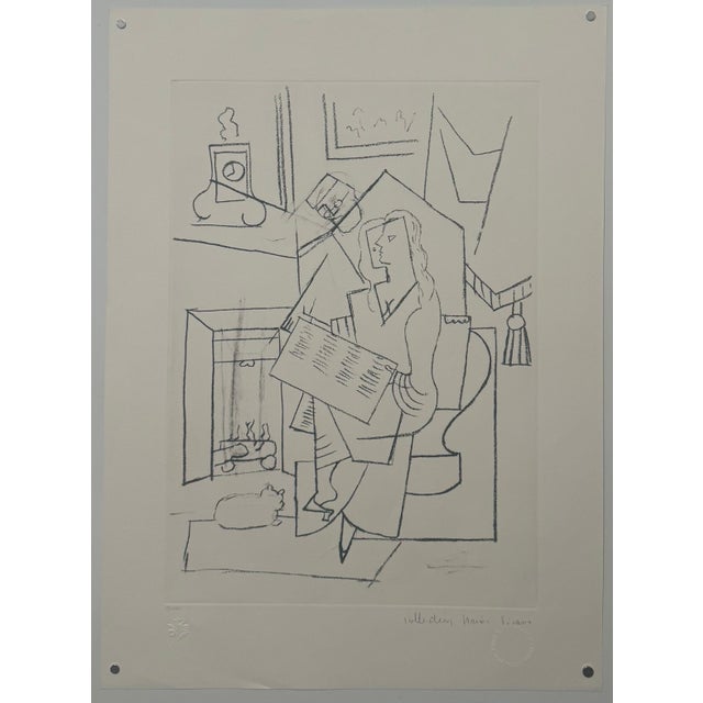 Pablo Picasso Estate Hand Signed Lithograph "Femme dans un fauteuil " For Sale