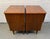 Mid-Century Modern Walnut & Brass Nightstands Attributed to Young Manufacturing For Sale In New York - Image 6 of 18