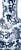 Ceramic Blue and White Chinese Baluster Vase For Sale - Image 7 of 8