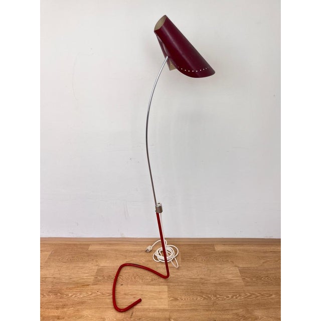 Mid-Century Modern Organic Floor Lamp by Josef Hůrka, 1950 For Sale - Image 10 of 12