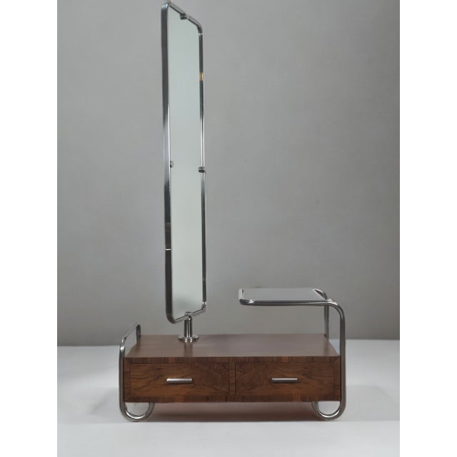 Slezak Dressing Table in Walnut by Robert Slezak for Slezak Factories, 1930s For Sale - Image 15 of 15