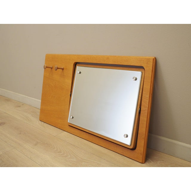 Danish Hanger with Mirror, 1980s For Sale - Image 3 of 10