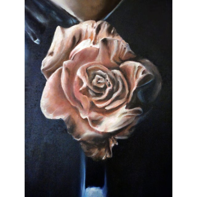 Blue Stefano Mazzolini, Lacrima, 2026, Oil on Canvas For Sale - Image 8 of 11