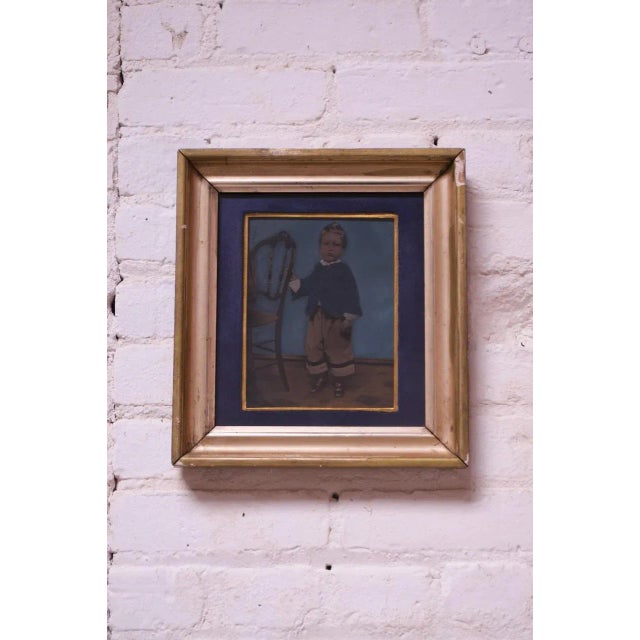 Vintage Tintype With Giltwood Frame For Sale - Image 11 of 11