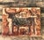 Vintage Original Mixed Media Bull on Canvas For Sale - Image 4 of 12