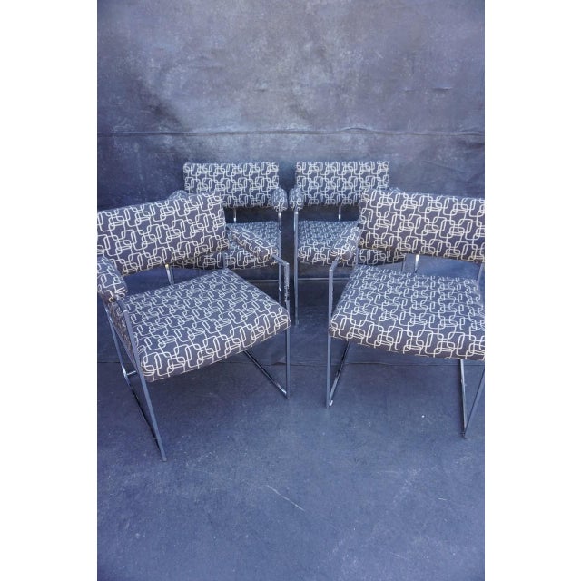 Mid-Century Modern Set of Four Mid 20th Century Thayer Coggin Chairs, Designed by Milo Baughman For Sale - Image 3 of 10