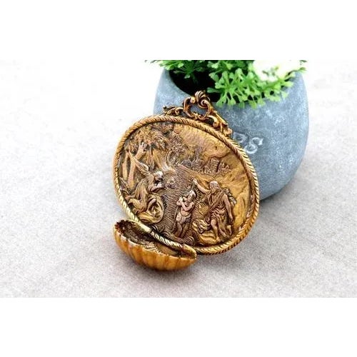 Silver Gilded Holy Water Font, in Very Good conditions. Designed 1920 to 1949 This piece has an attribution mark, I am...