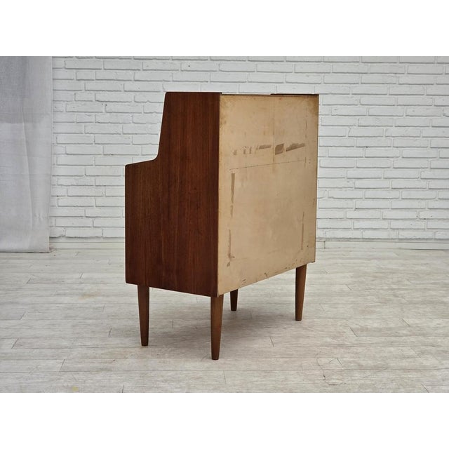 Danish Teak Chest of Drawers with Folding Mirror, 1970s For Sale - Image 12 of 16