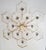 Fabio Ltd 21st Century Beehive Polished Brass Clear Murano Flush Mount by Fabio LTD For Sale - Image 4 of 7