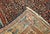 Antique Persian Senneh Area Rug, Hand-Knotted Wool, Herati Pattern & Gol Farang Border, Navy & Light Blue, 4x5 For Sale - Image 4 of 18