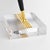 Transparent Christian Dior Paris Crystal Desk Accessory Pen Holder For Sale - Image 8 of 16