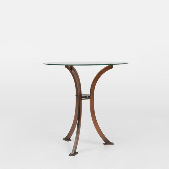 Hollywood Regency Side Table from Belgo Chrom, Belgium, 1980s For Sale - Image 12 of 12