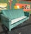 Wood Postmod Parsons Moire Print Sofa For Sale - Image 7 of 9