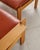 Brutalist Lounge Chairs with Ottoman in Oak and Leather by Tage Poulsen, Denmark, 1960s, Set of 3 For Sale - Image 18 of 18