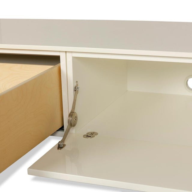 Lema Wooden Sideboard in White and Brown For Sale - Image 5 of 11