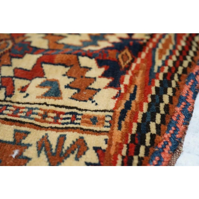 Mid 19th Century Antique Turkmen Azmalik Rug 2'2'' X 4'2'' For Sale - Image 5 of 8