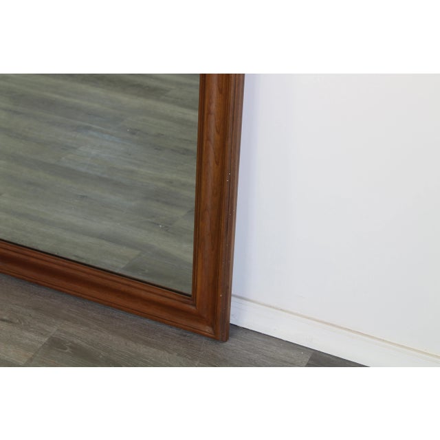 Mid-Century Modern Mid Century Walnut Wall Mirror For Sale - Image 3 of 4