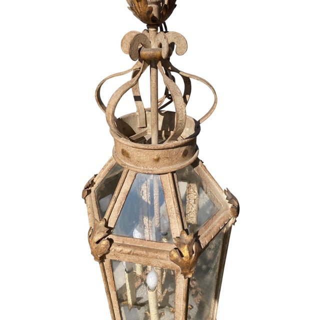 2000 - 2009 Paul Ferrante Lantern Forged Gilt Iron, "4000 Series" - Pair Available For Sale - Image 5 of 18