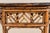 Tommy Bahama Vintage Burnt Bamboo Chinese Chippendale Brighton Pavilion Style Chinoiserie Side Table For Sale - Image 4 of 7