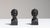 19th Century France Chocolate Iron Bust Bookends For Sale - Image 11 of 15