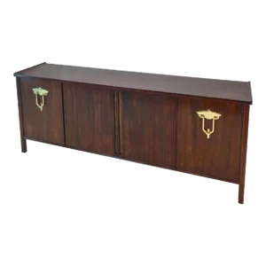 Mid-Century Modern Walnut Credenza / Chest by Bert England for John Widdicomb