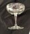 Vintage Lace & Floral Design Etched Champagne Glasses S/4 For Sale - Image 4 of 8
