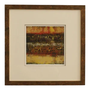 Abstract Expressionist Framed Woodland GiclTe