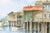 Paper Jones Realism Seafood Shops on the Pier Watercolor Landscape Late 20th Century For Sale - Image 7 of 9