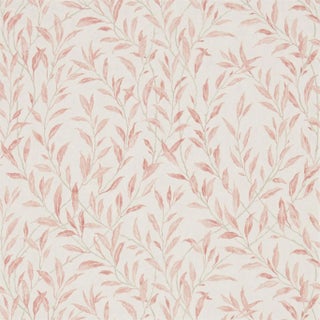 Sanderson Osier Wallpaper in Rosewood/Sepia - a Sample For Sale
