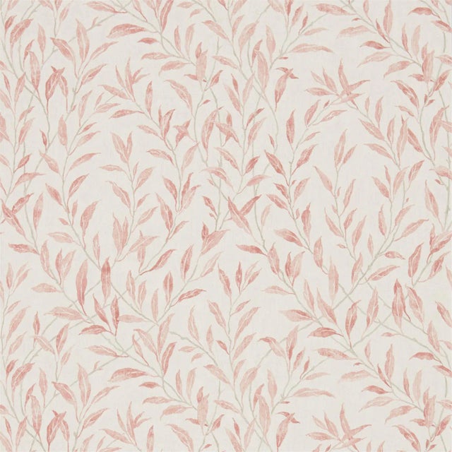 Sanderson Osier Wallpaper in Rosewood/Sepia - a Sample For Sale
