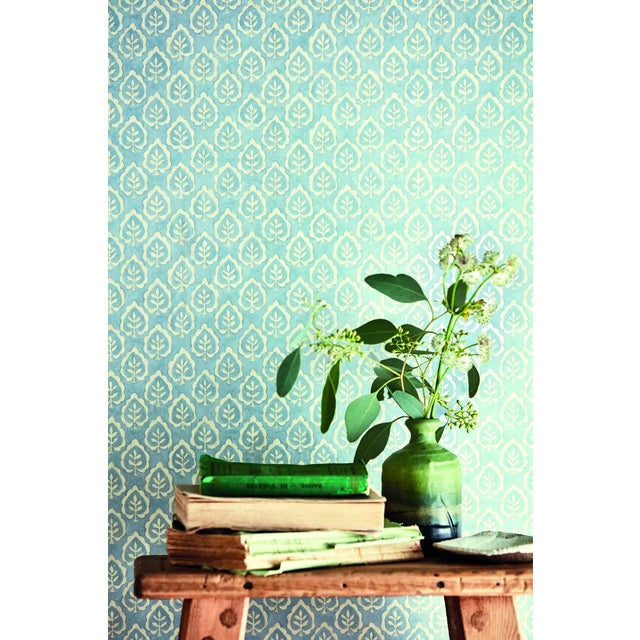 Inspired by archival hand block printed domino paper and available in three elegant colourways the tonal wash of this...